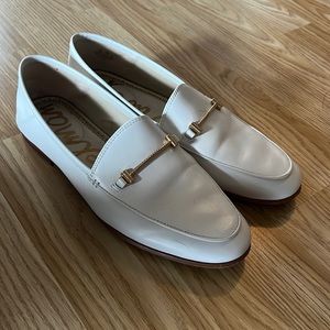 Sam Edelman loafers, white, size 9